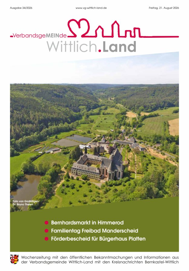 Mein Wittlich.Land Titelblatt 34/2026