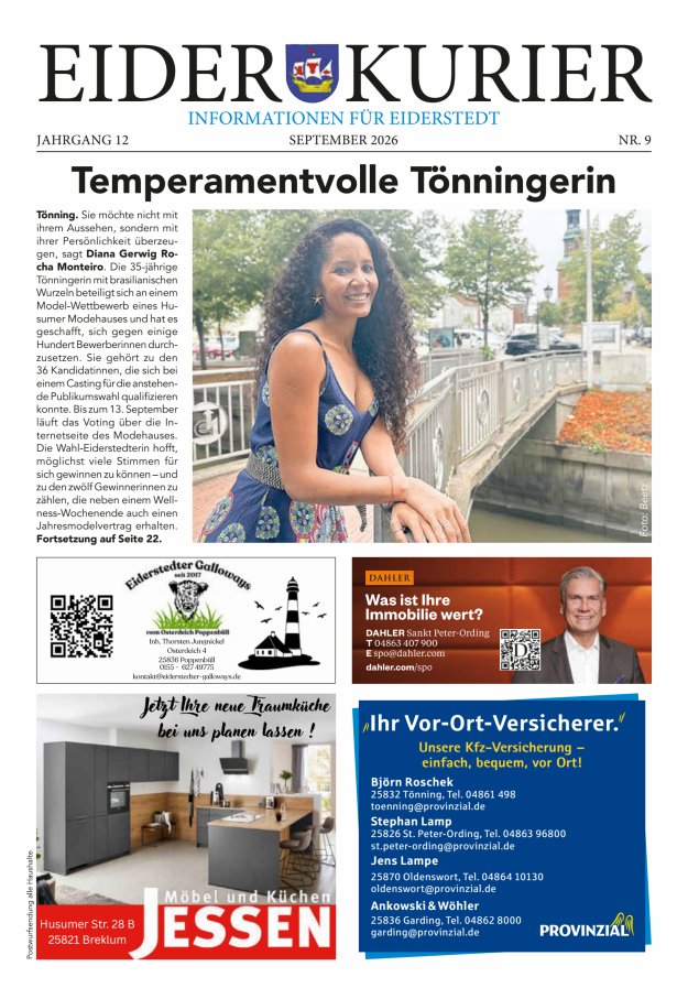 Eider-Kurier Titelblatt 09/2026