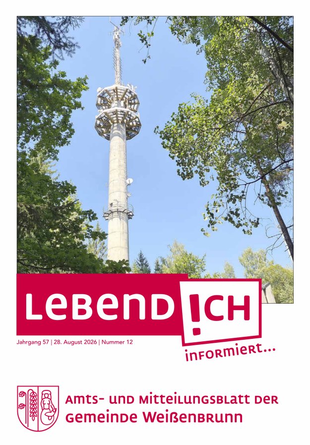Weißenbrunner Mitteilungsblatt Titelblatt 12/2026