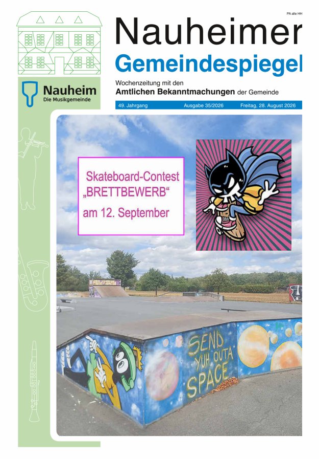 Nauheimer Gemeindespiegel Titelblatt 35/2026