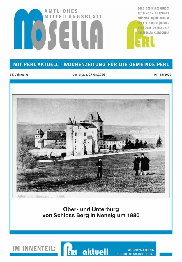 Mosella Perl Titelblatt 35/2026