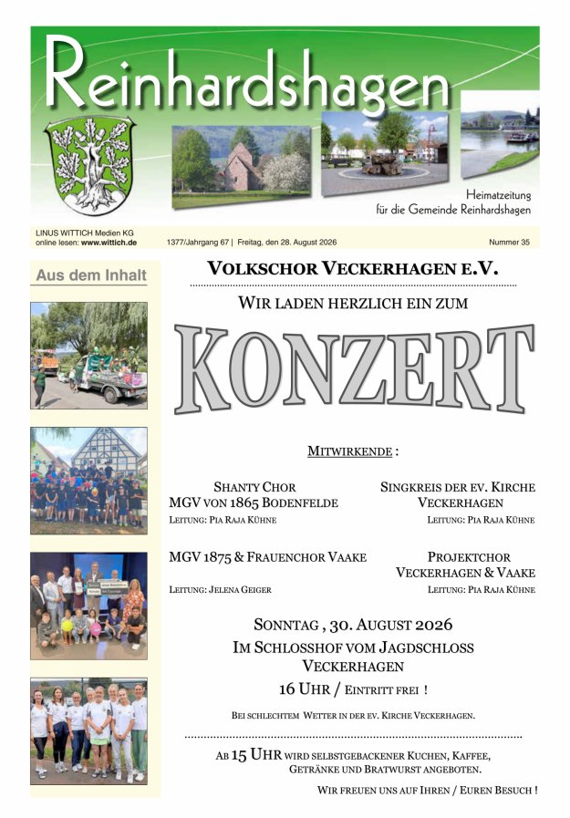 Unser Blättchen Titelblatt 35/2026
