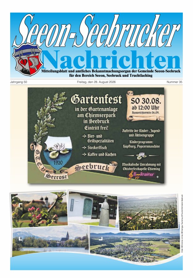 Seeon-Seebrucker Nachrichten Titelblatt 35/2026