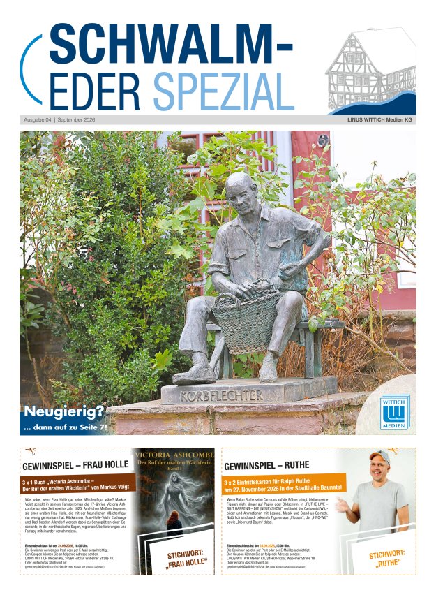 Schwalm-Eder Spezial Titelblatt 04/2026