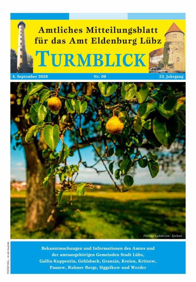 Turmblick Titelblatt 09/2026