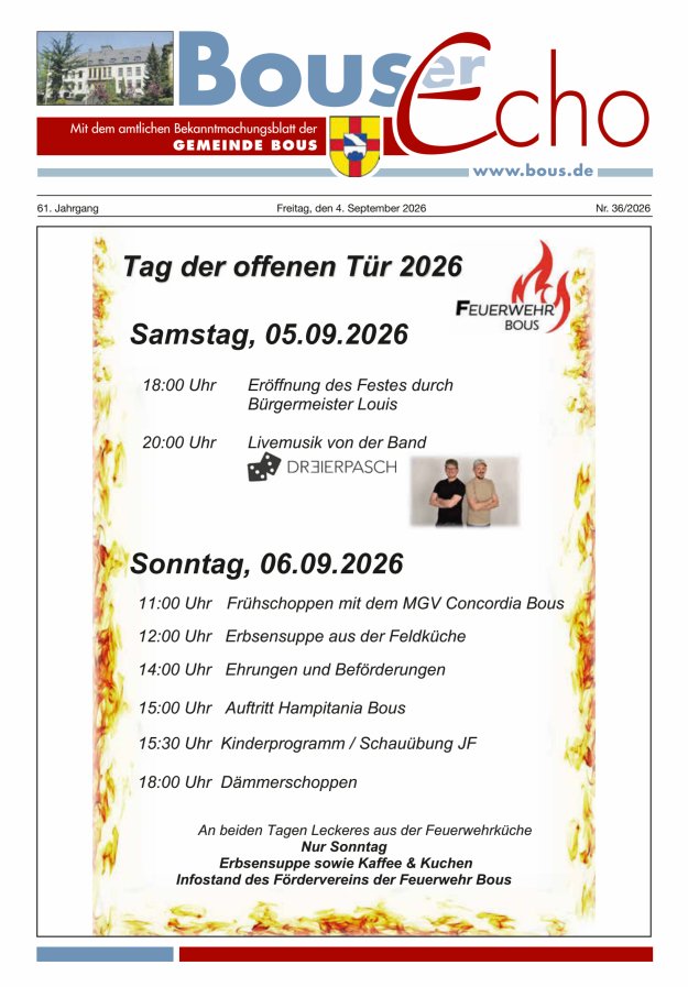 Bouser Echo Titelblatt 36/2026