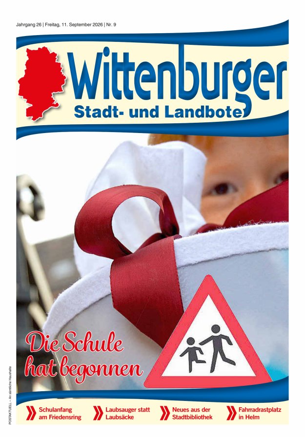 Wittenburger Stadt- und Landbote Titelblatt 09/2026