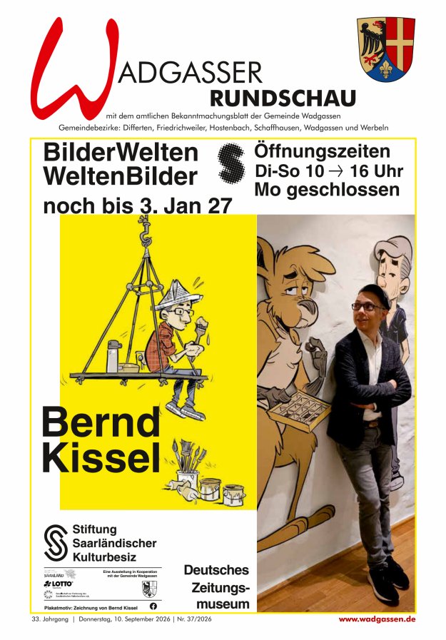 Wadgasser Rundschau Titelblatt 37/2026