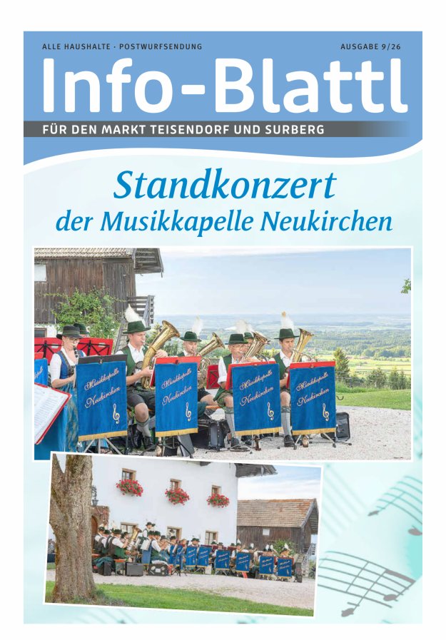 Infoblattl Teisendorf Titelblatt 09/2026