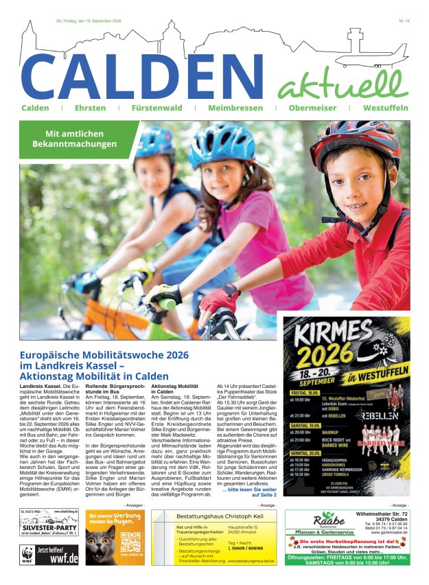 Calden aktuell Titelblatt 19/2026