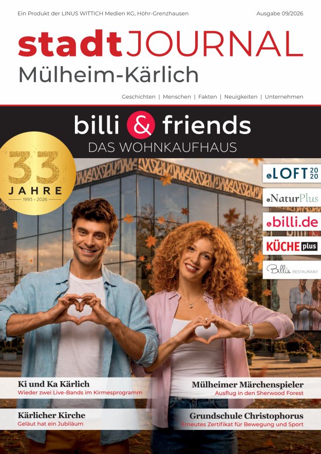 Stadtjournal Mülheim-Kärlich Titelblatt 09/2026