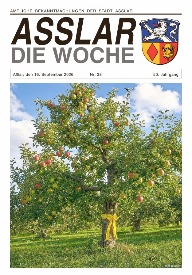 Asslar - Die Woche Titelblatt 38/2026