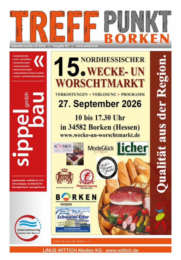 Treffpunkt Borken Titelblatt 02/2026
