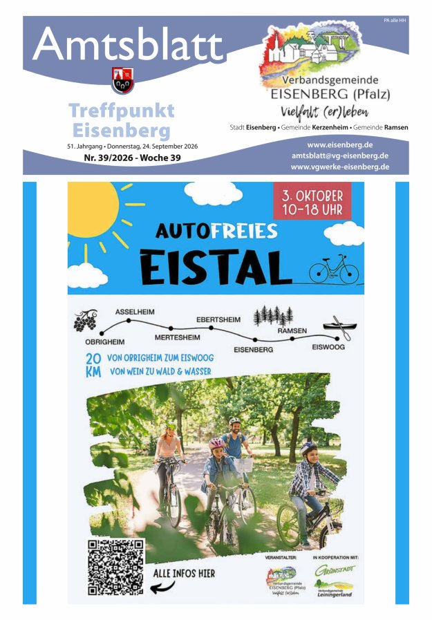 Treffpunkt Eisenberg Titelblatt 39/2026