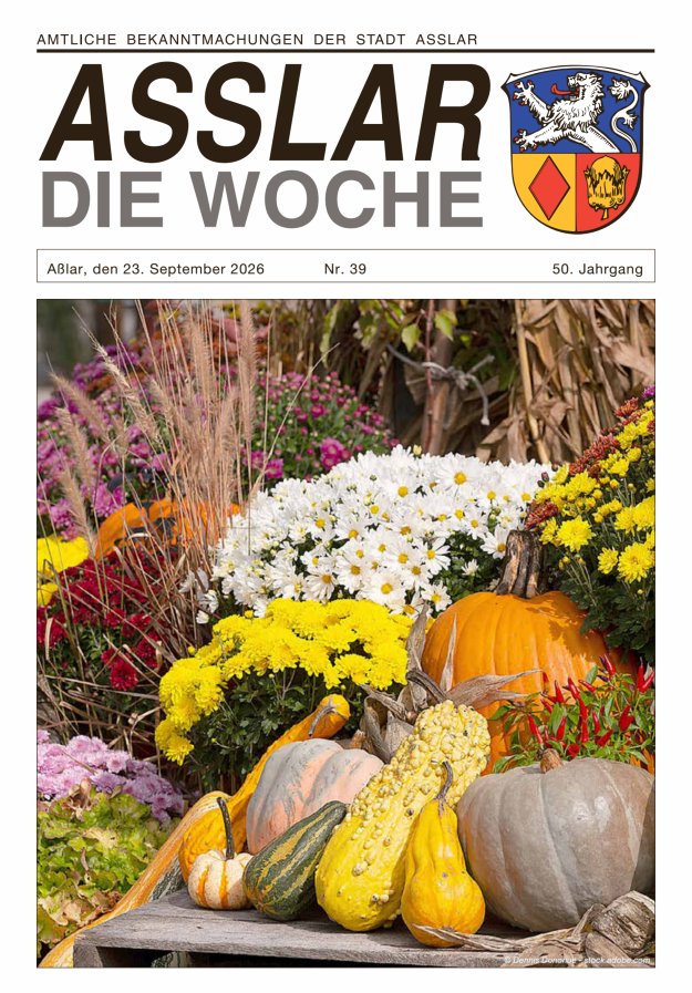 Asslar - Die Woche Titelblatt 39/2026
