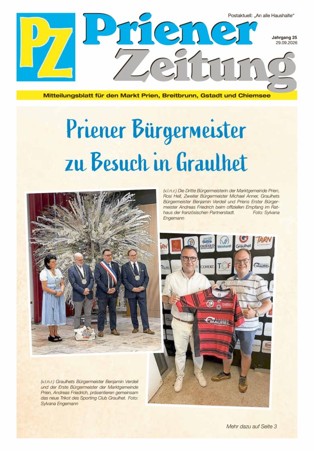 Priener Zeitung Titelblatt 09/2026