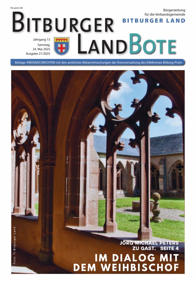 Bitburger Landbote Titelblatt 21/2025