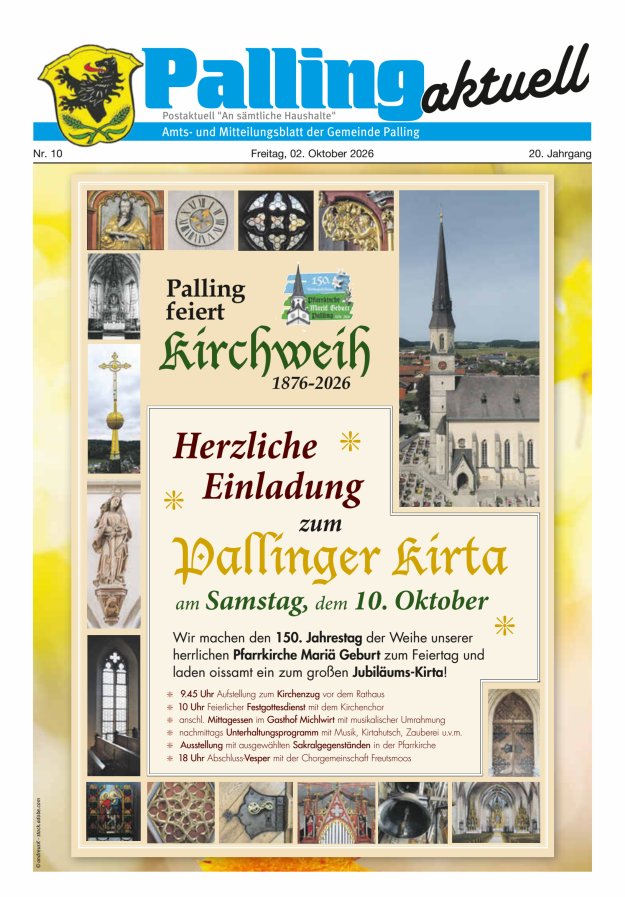 Palling Titelblatt 10/2026