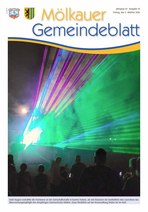Mölkauer Gemeindeblatt Titelblatt 10/2026