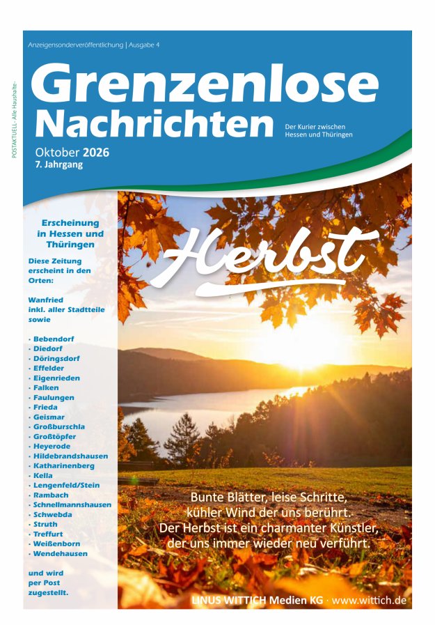 Grenzenlose Nachrichten Titelblatt 04/2026