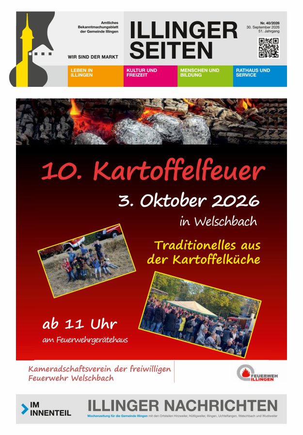 Illinger Seiten Titelblatt 40/2026