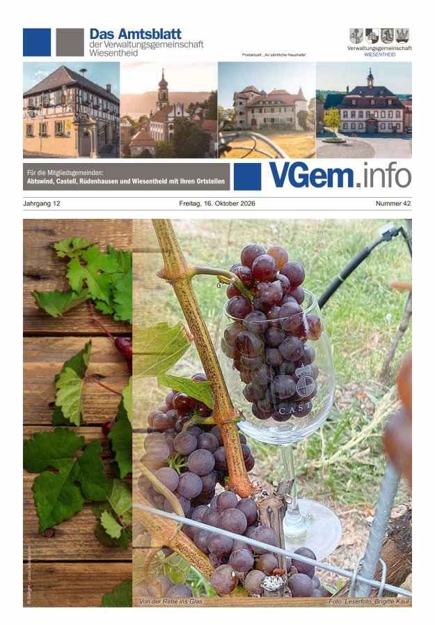 Wiesentheid Titelblatt 42/2026