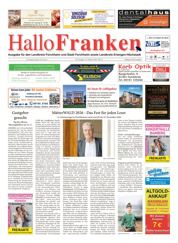 Hallo Franken Titelblatt 1232/2026