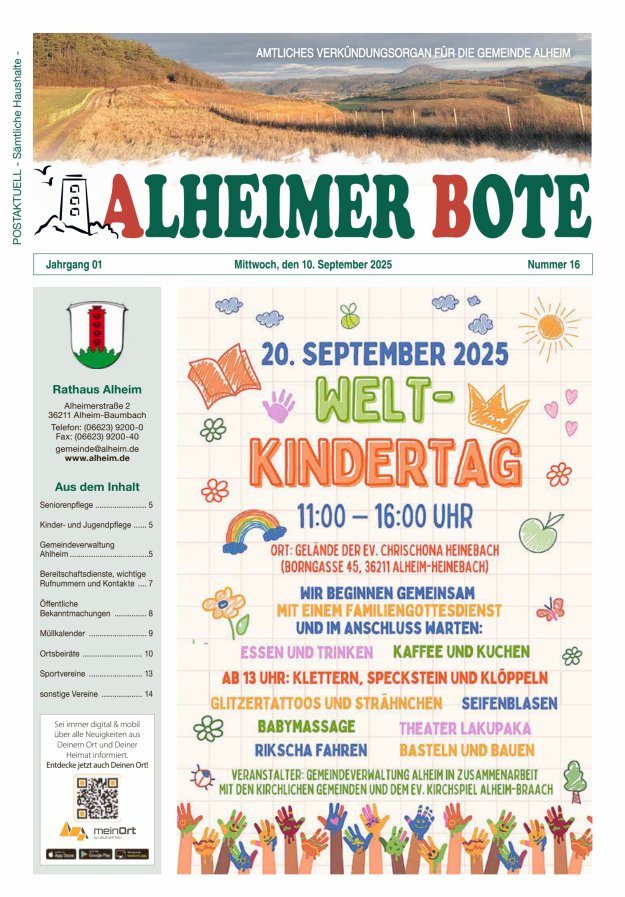 Titelblatt Alheim (Hessen)