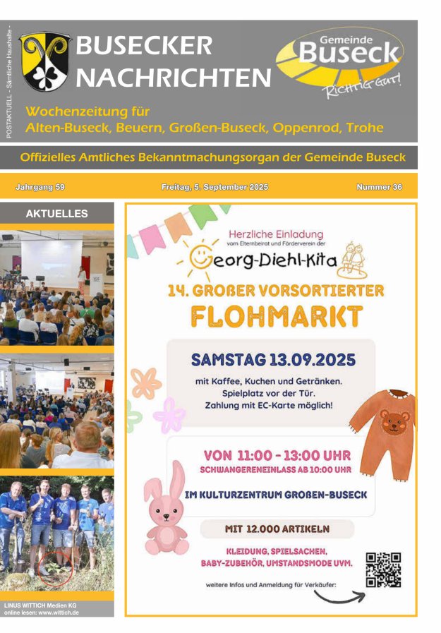 Titelblatt Busecker Nachrichten