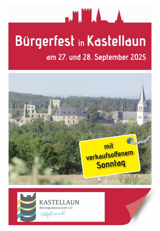 Titelblatt Bürgerfest Kastellaun