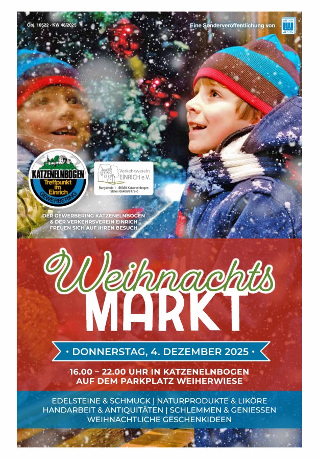 Titelblatt Weihnachtsmarkt Katzenelnbogen