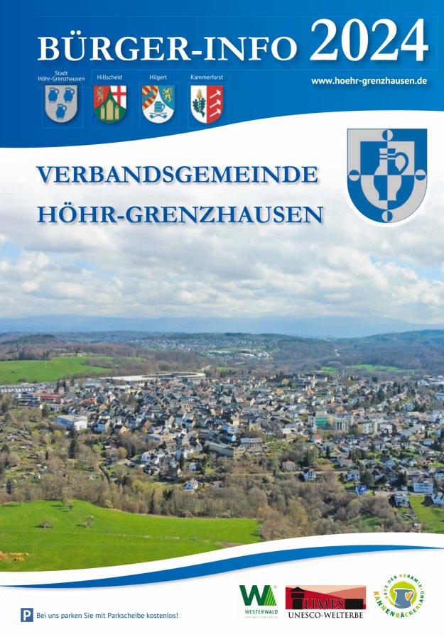 Titelblatt Bürgerinfobroschüre VG Höhr-Grenzhausen