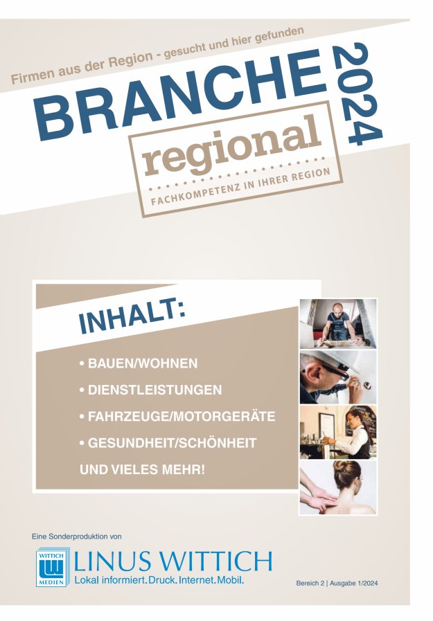 Titelblatt Branche Direkt LK Wetterau, Gießen, Lahn-Dill, Limburg-Weilburg