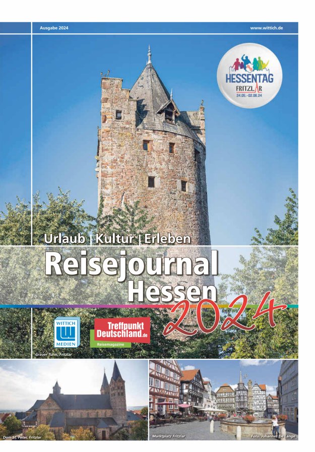 Titelblatt Reisejournal Hessen
