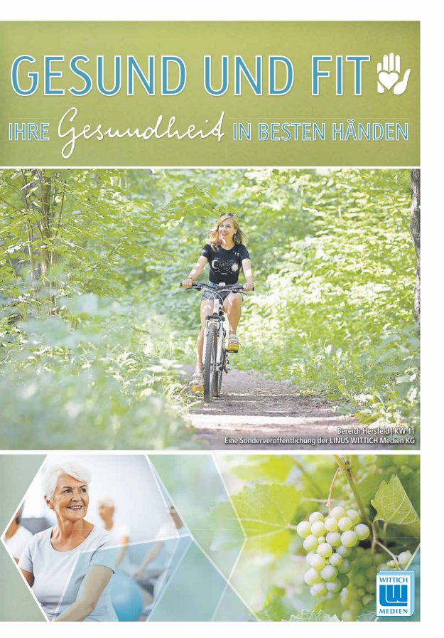 Titelblatt Gesund & Fit Landkreis Hersfeld-Rotenburg