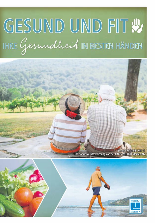 Titelblatt Gesund & Fit Landkreis Hersfeld-Rotenburg