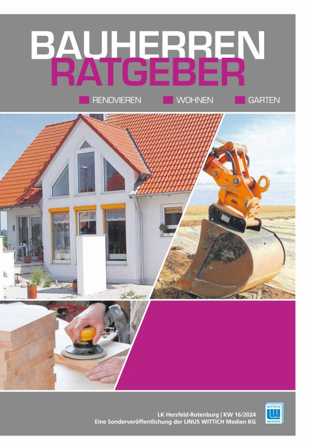 Titelblatt Bauherrenratgeber LK Hersfeld-Rotenburg