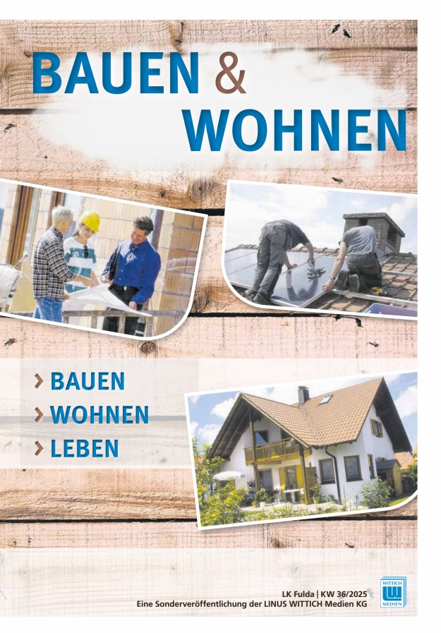 Titelblatt Bauen & Wohnen LK Fulda