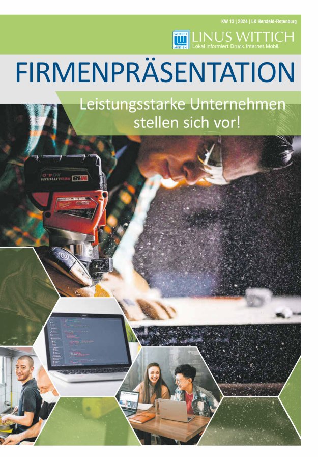 Titelblatt Firmenpräsentation LK Hersfeld-Rotenburg
