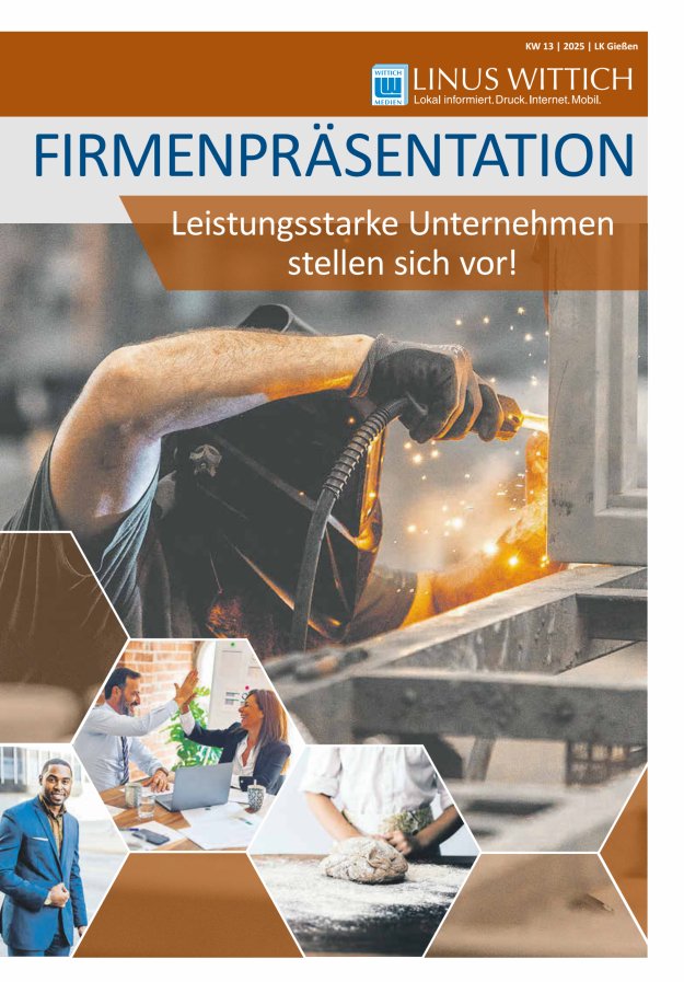 Titelblatt Firmenpräsentation Landkreis Gießen