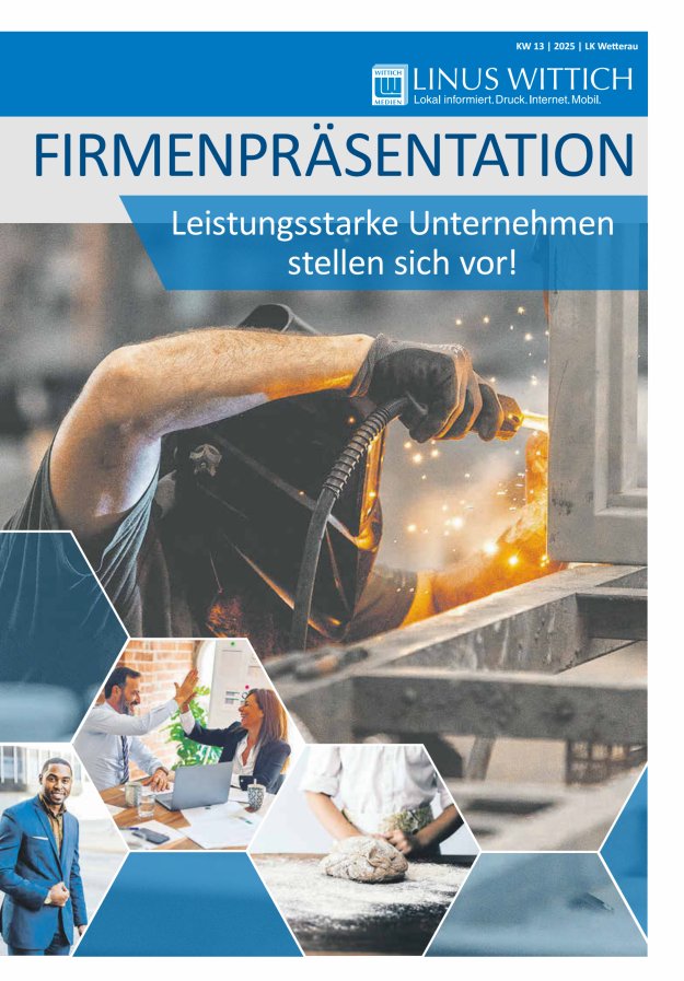 Titelblatt Firmenpräsentation Wetteraukreis