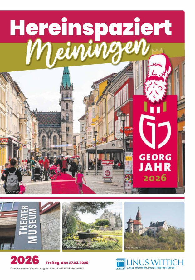 Titelblatt Sonderdruck Hereinspaziert Meiningen