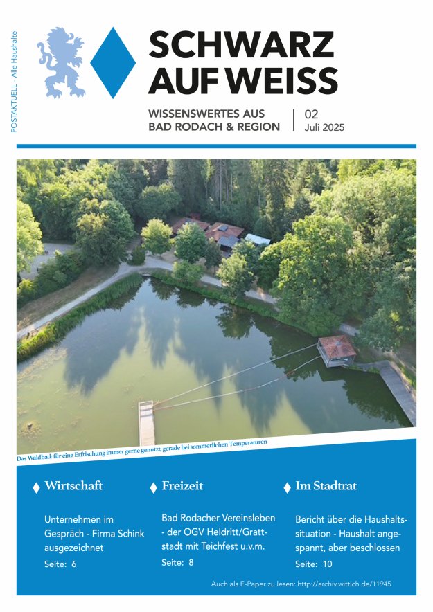 Titelblatt Schwarz auf Weiß