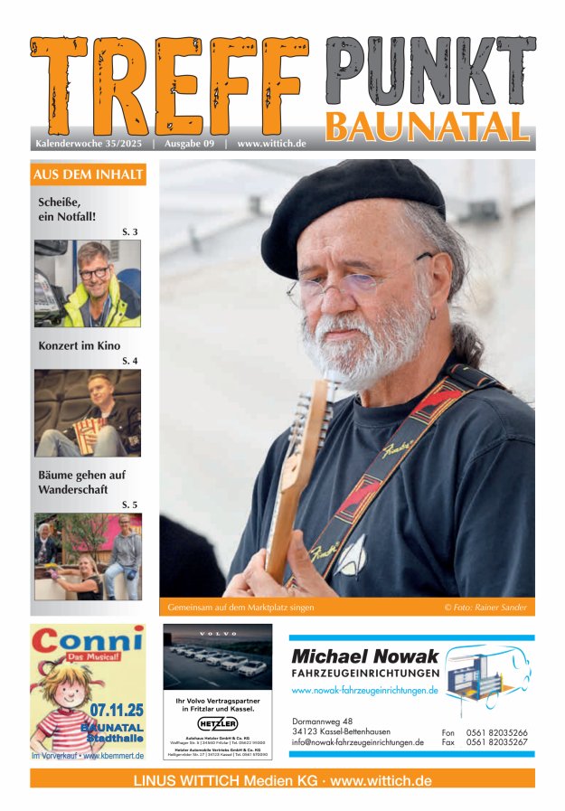 Titelblatt Treffpunkt Bauna Ausgabe: 04/2024