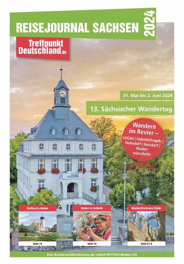 Titelblatt Reisejournal Sachsen