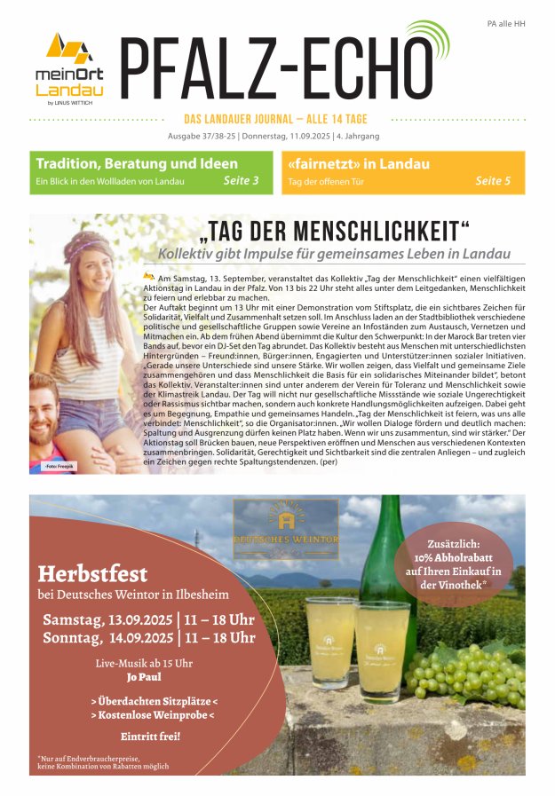 Titelblatt Pfalz-Echo
