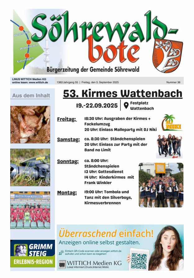 Titelblatt Söhrewaldbote