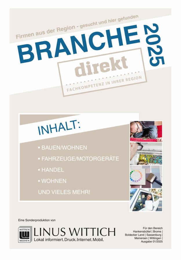 Titelblatt Branche Direkt Winsen Gebiet 3