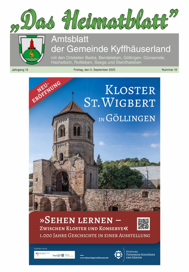 Titelblatt Das Heimatblatt