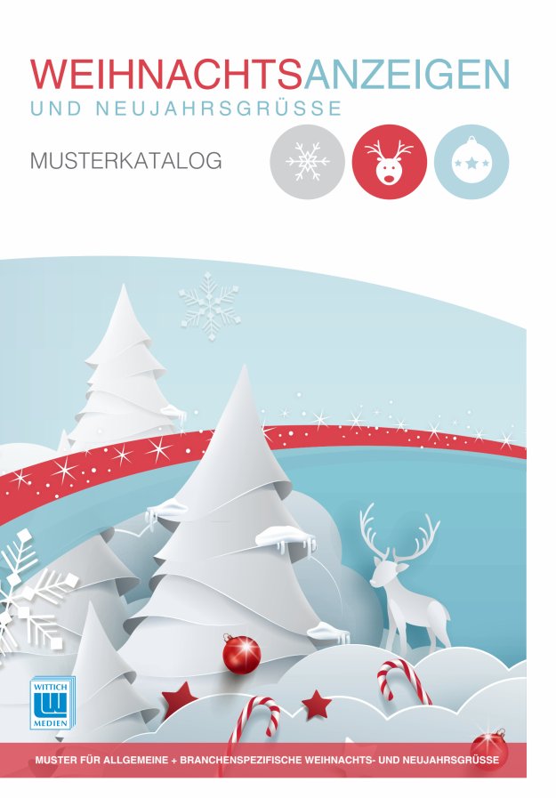 Titelblatt Musterkatalog Weihnachten & Neujahr
